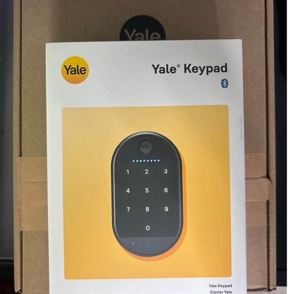 Yale Approach Smart Lock Wi-Fi + Keypad Bluetooth Deadbolt Black Brand New